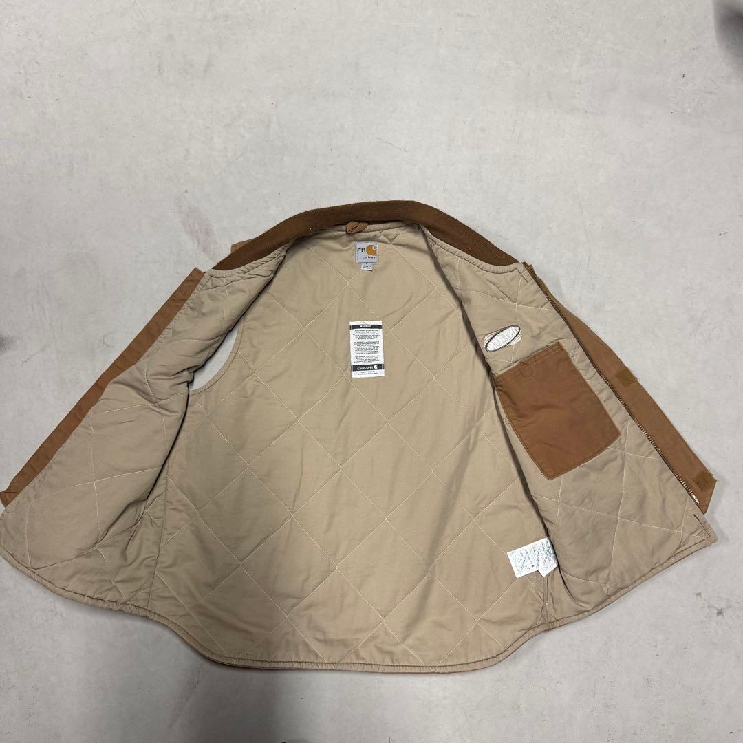 カーハート　ブラウン コットン ベスト