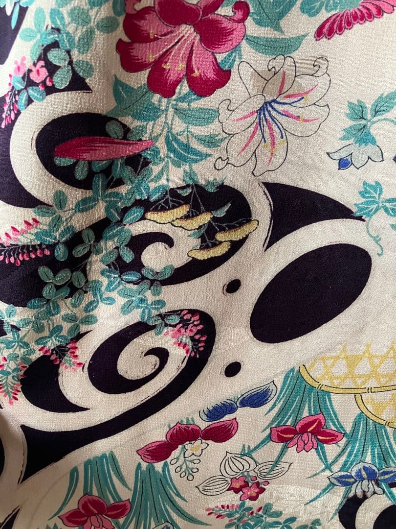 週末セール！【美品・超レア！超希少アンティーク】琳派、大正ロマン大胆柄☆着物