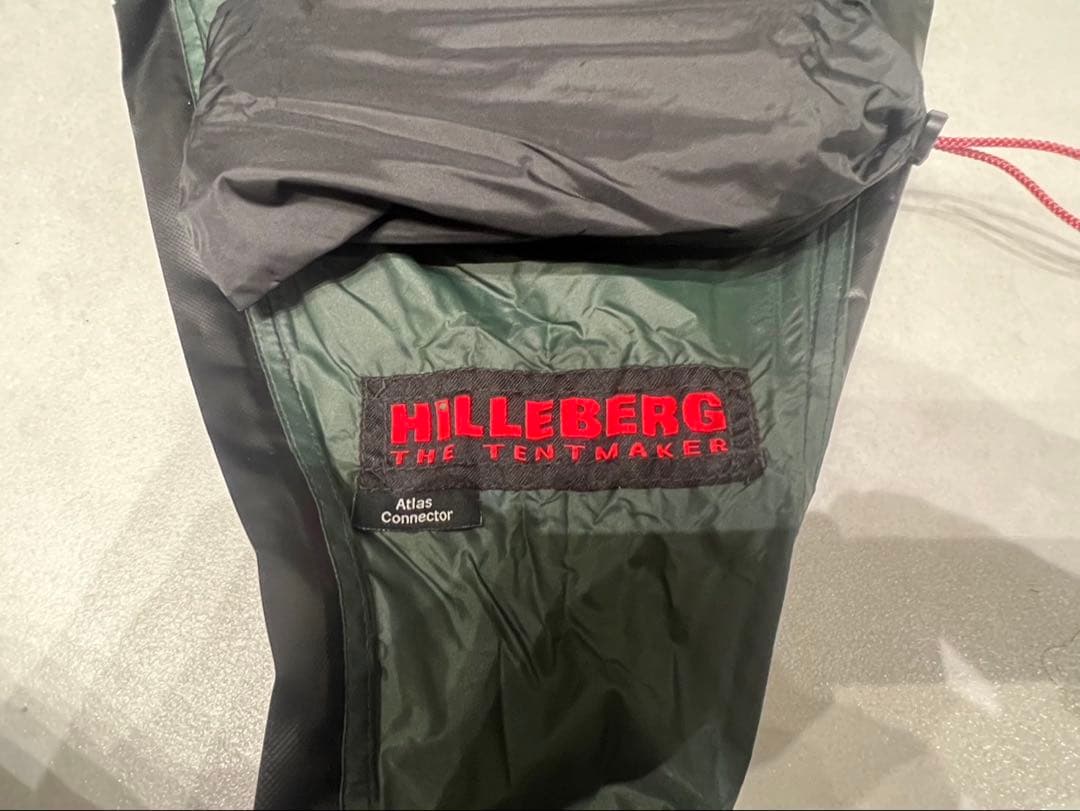 HILLEBERG Atlas グリーン　コネクター&メッシュ窓付き