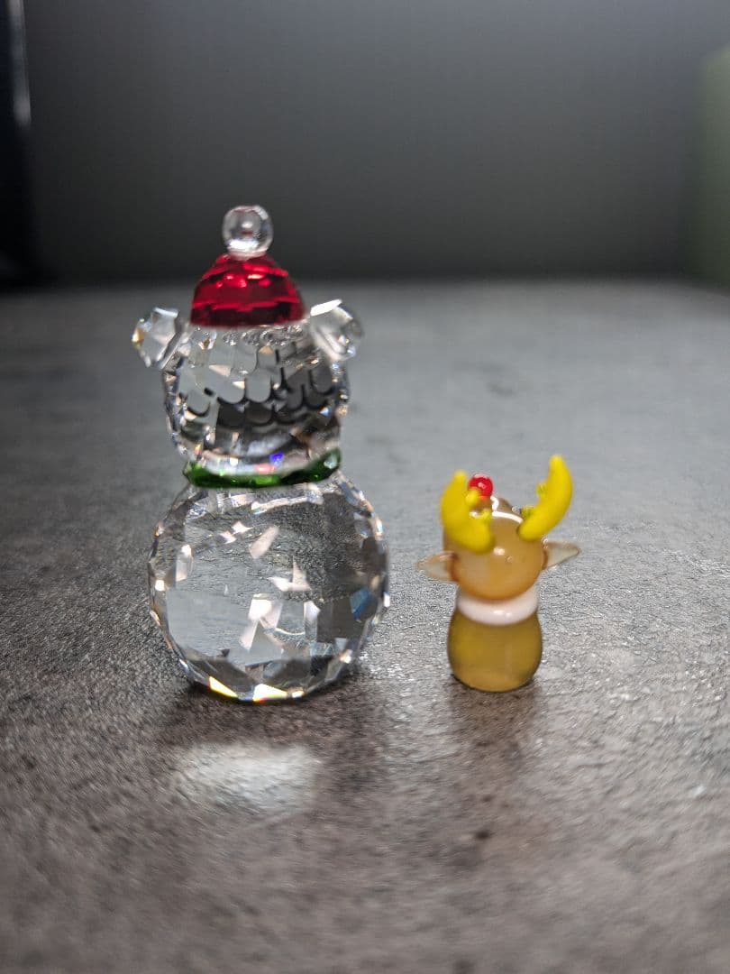 スワロフスキー　ロッキングベア&トナカイさん　クリスマス　くま