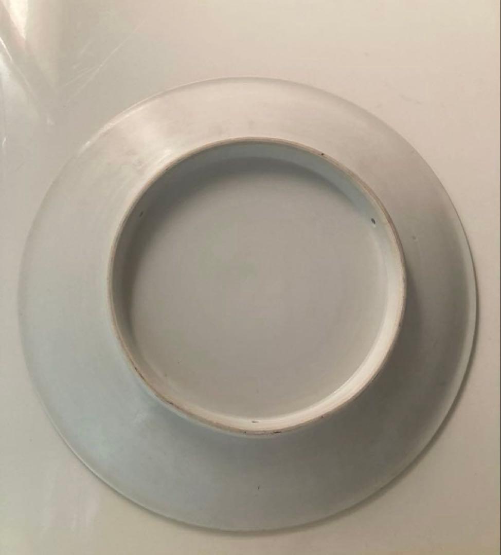 薔薇の飾り皿　金色縁取り　アンティーク