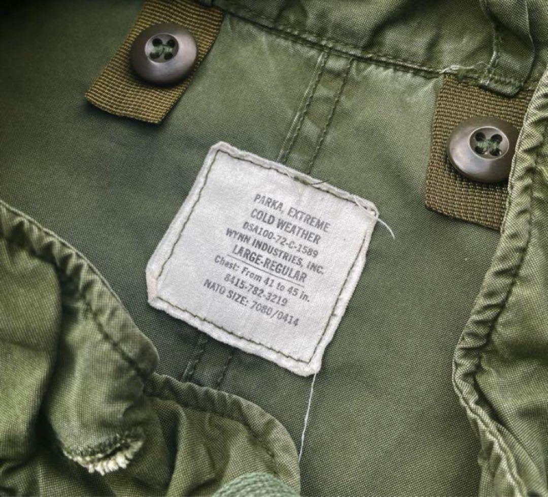 実物　M65フィッシュテールパーカー 70's ライナー　シェル雰囲気抜群