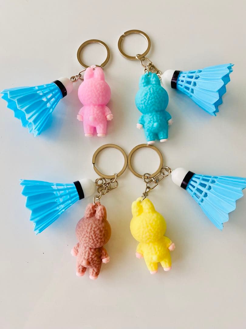 Labubuラブブキーホルダーバトミントンらぶぶおもちゃ　バッグチャーム