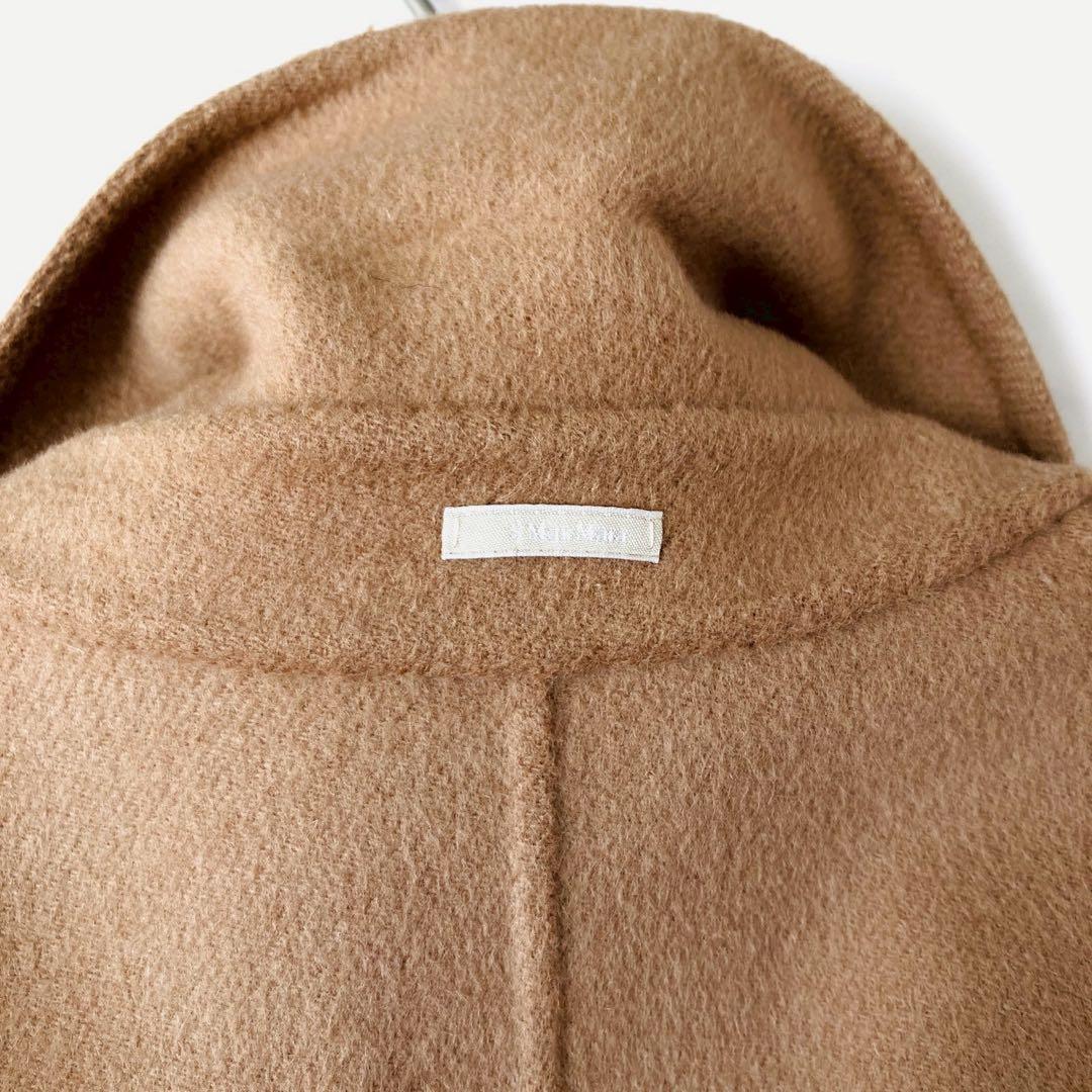 美品✨️マックスマーラ　クチートアマーノ　ダブルブレスト　リバーコート　アンゴラ