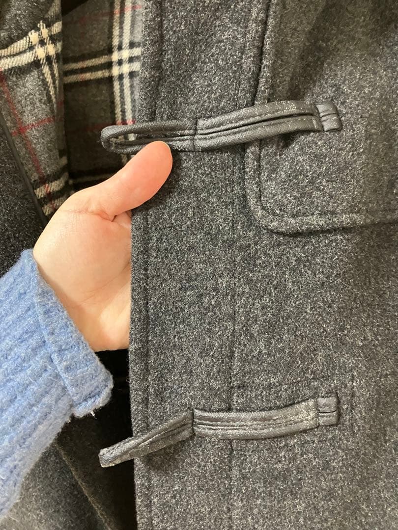 バーバリーブラックレーベル　ダッフルコート Lサイズ