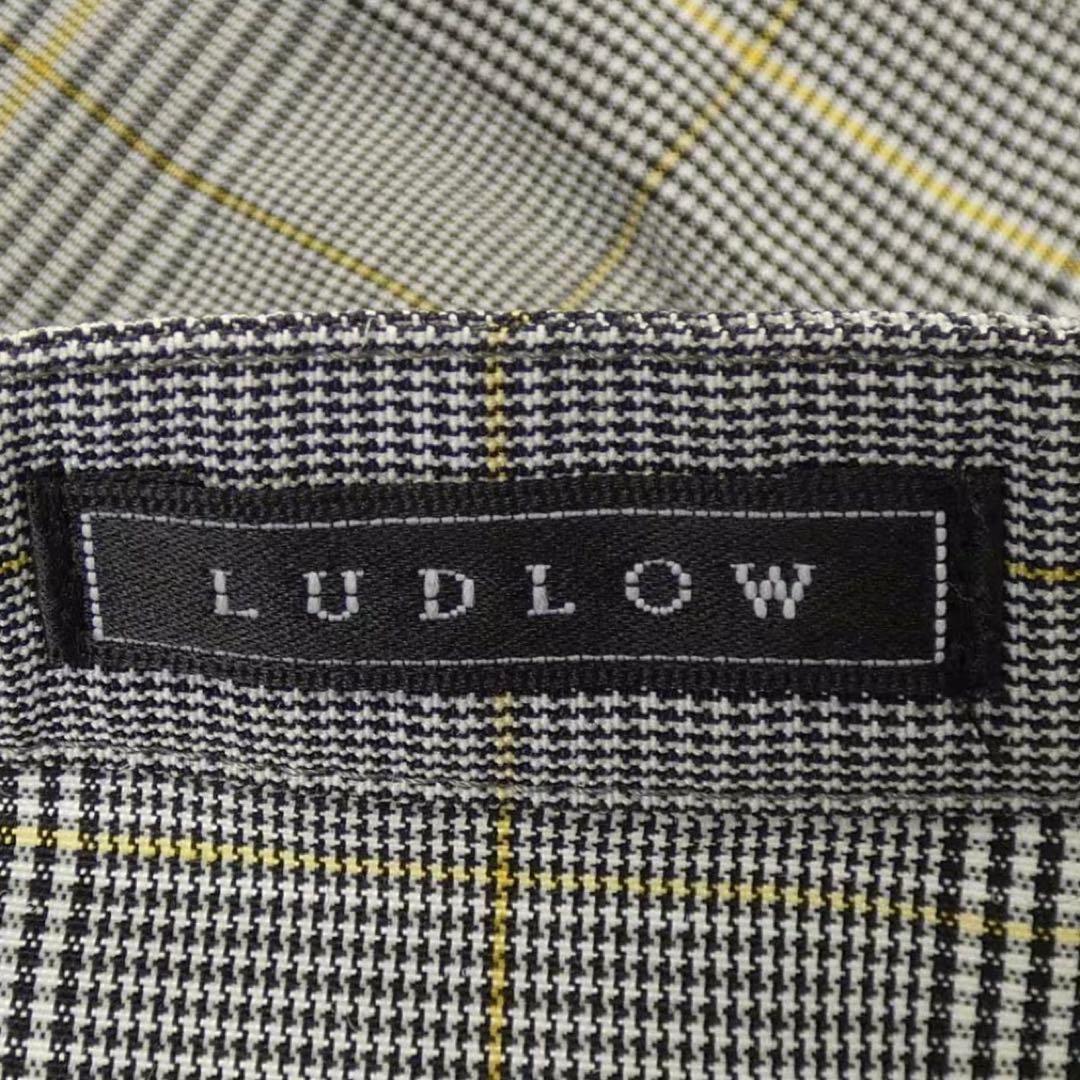 極美品 LUDLOW ラドロー チェック柄 ブラウス リネン