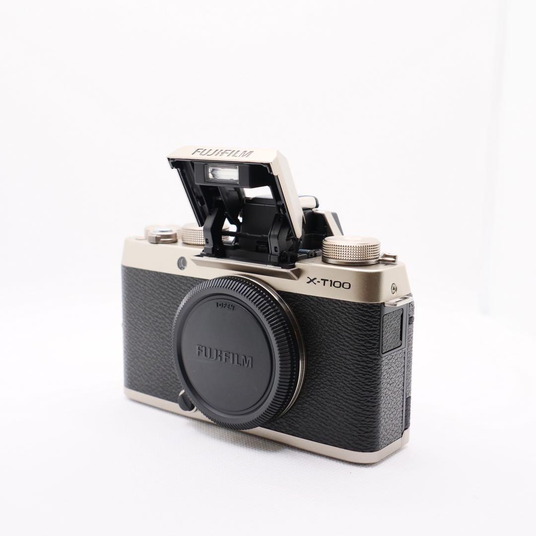 フジフイルム X-T100 ボディ シャンパンゴールド　FUJIFILM