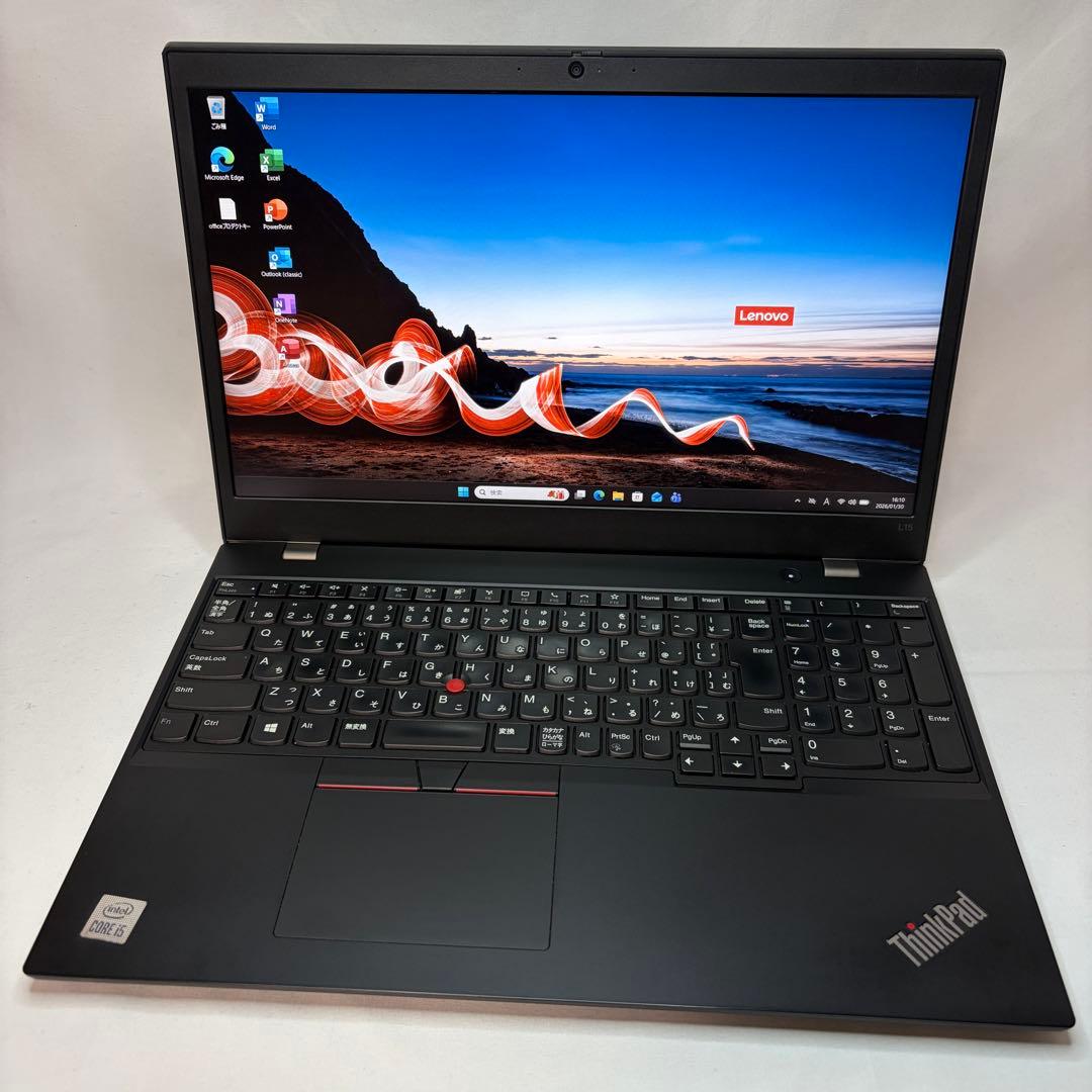 準美品 ThinkPad L15 第10世代 i5 15.6型 FHD オフィス