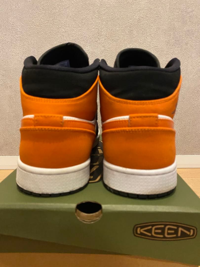 エア ジョーダン 1 ハイブリッド ホワイト/ブラック/オレンジ