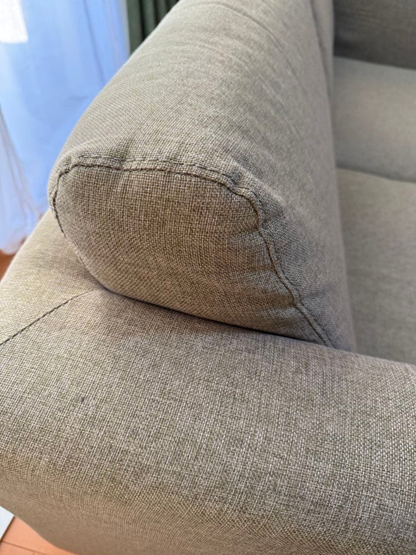 【送料込】2.5人掛け ファブリックソファー