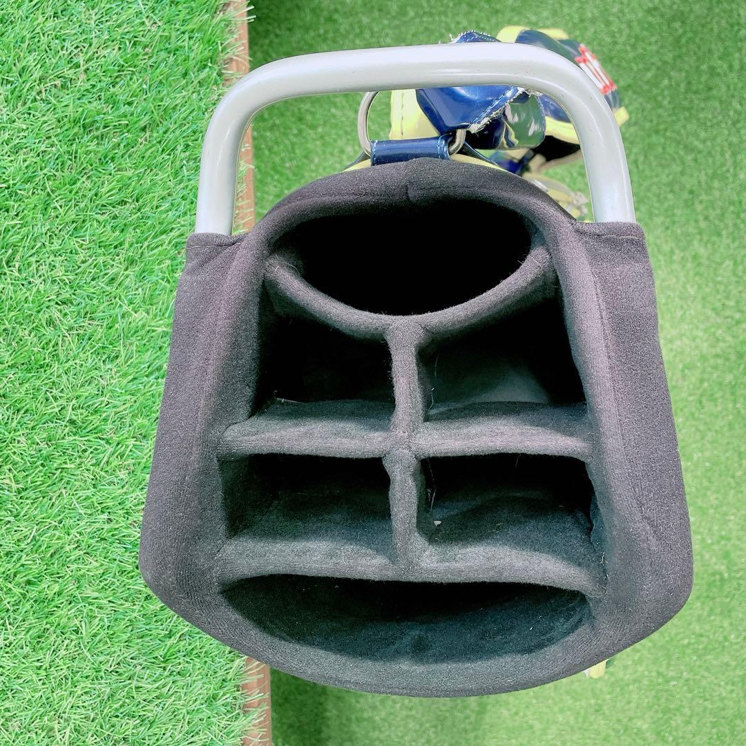 ゴルフ　6口　キャディバッグ　アルチビオ　星柄　メンズ　レディース　N1926