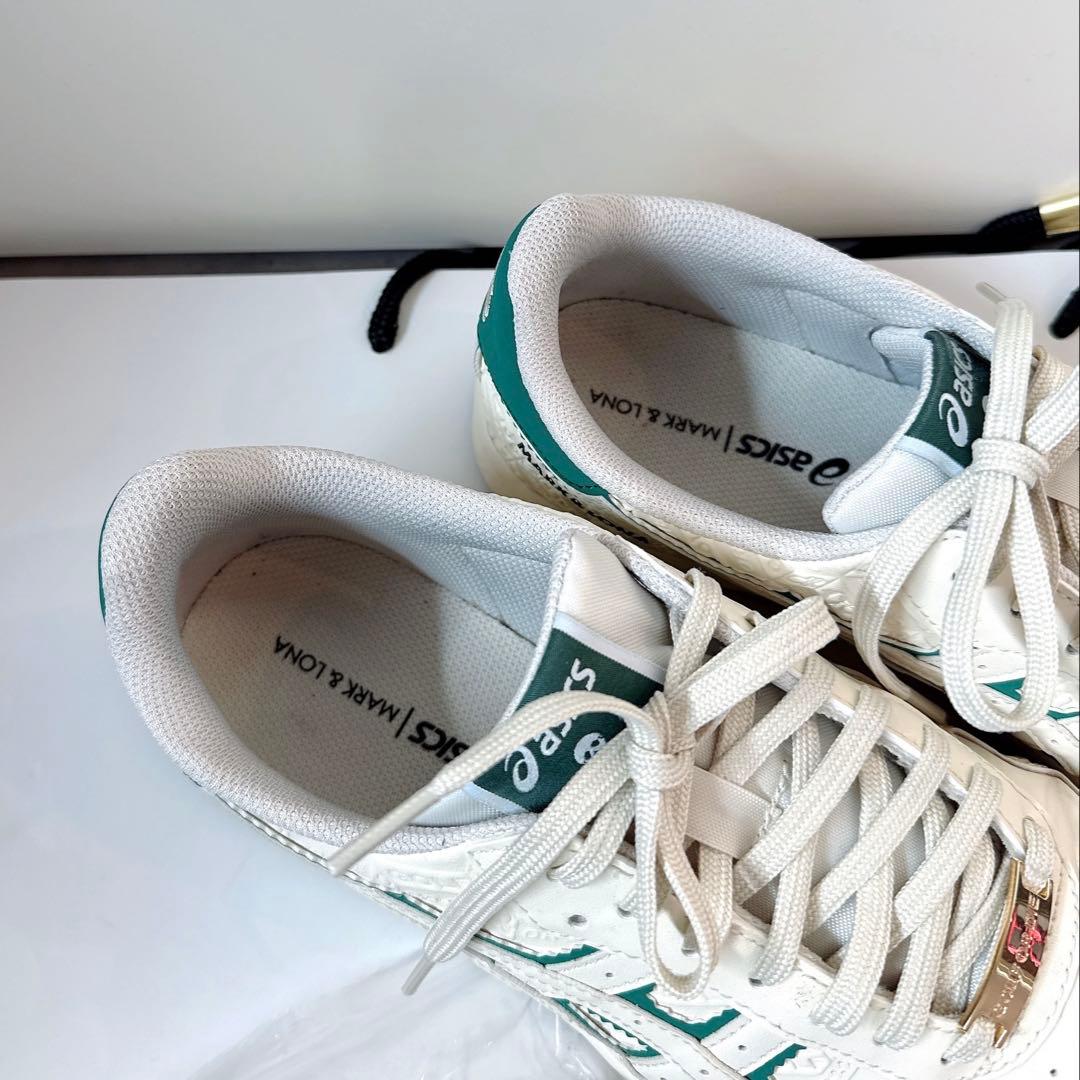 美品 ★ マークアンドロナ アシックス コラボシューズ 正規品 スパイクレス