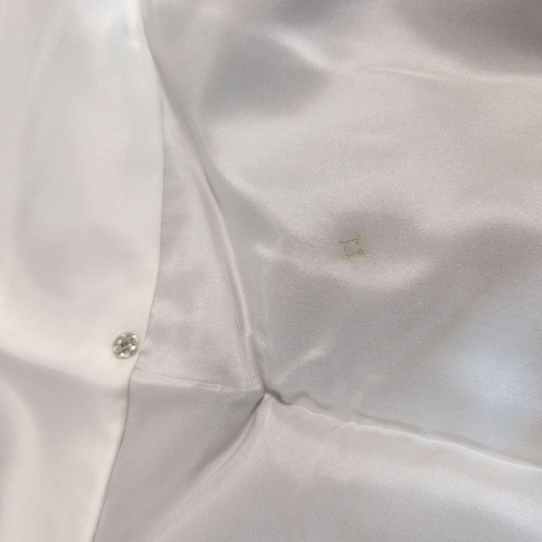 訪問着　フルセット　着物　正絹　カーキ　緑　孔雀の羽　藤の花　祝い事　豪華　A2