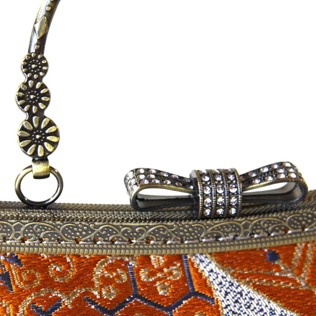 アンティーク婚礼丸帯リメイク礼装バック/和装バッグ/パーティー/着物リメイク