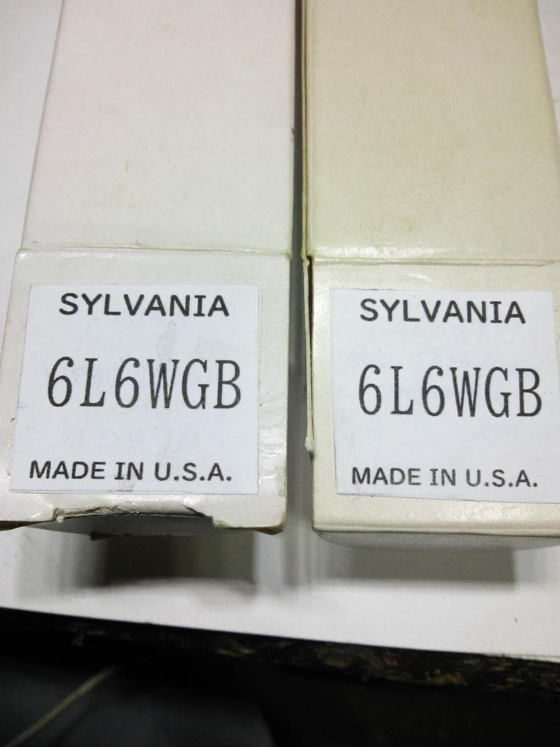 真空管 6L6WGB SYLVANIA マッチ品2本
