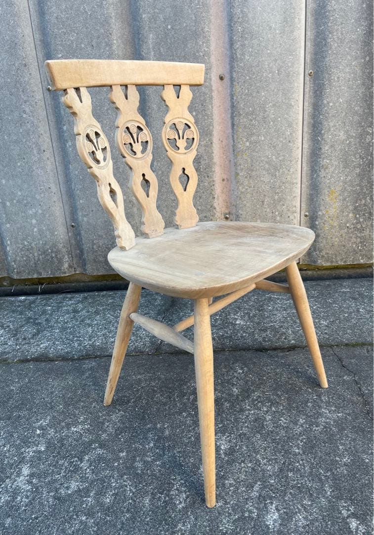 ビンテージ/英国製/ERCOL/アーコール/シスルバックチェア/チェア/剥離