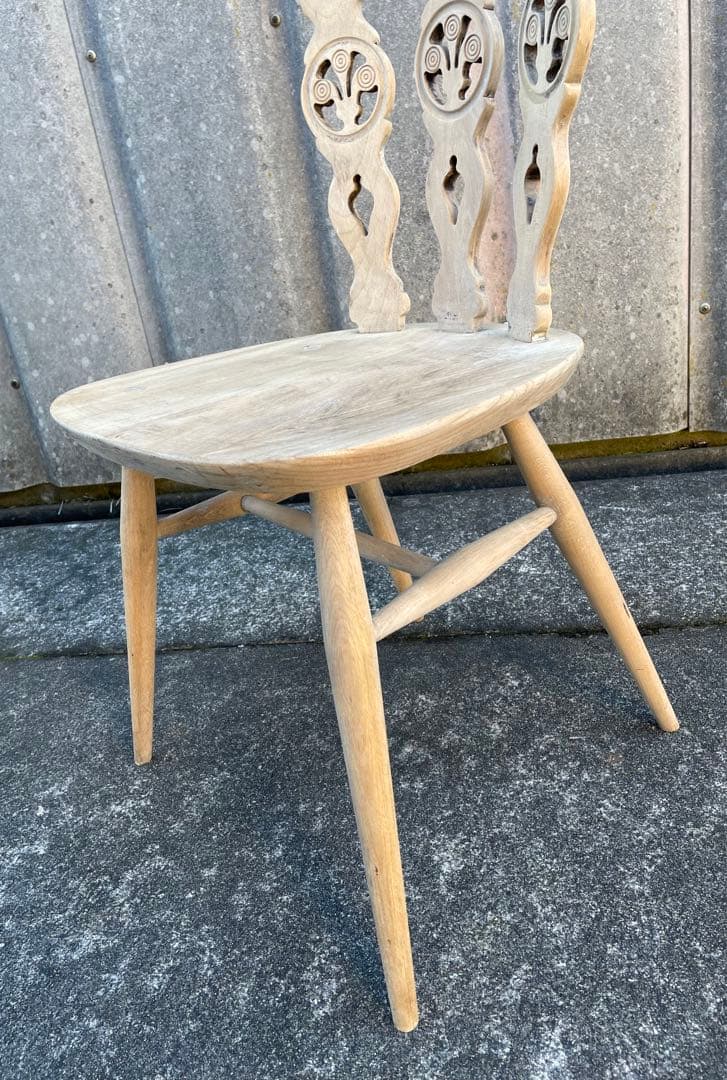 ビンテージ/英国製/ERCOL/アーコール/シスルバックチェア/チェア/剥離