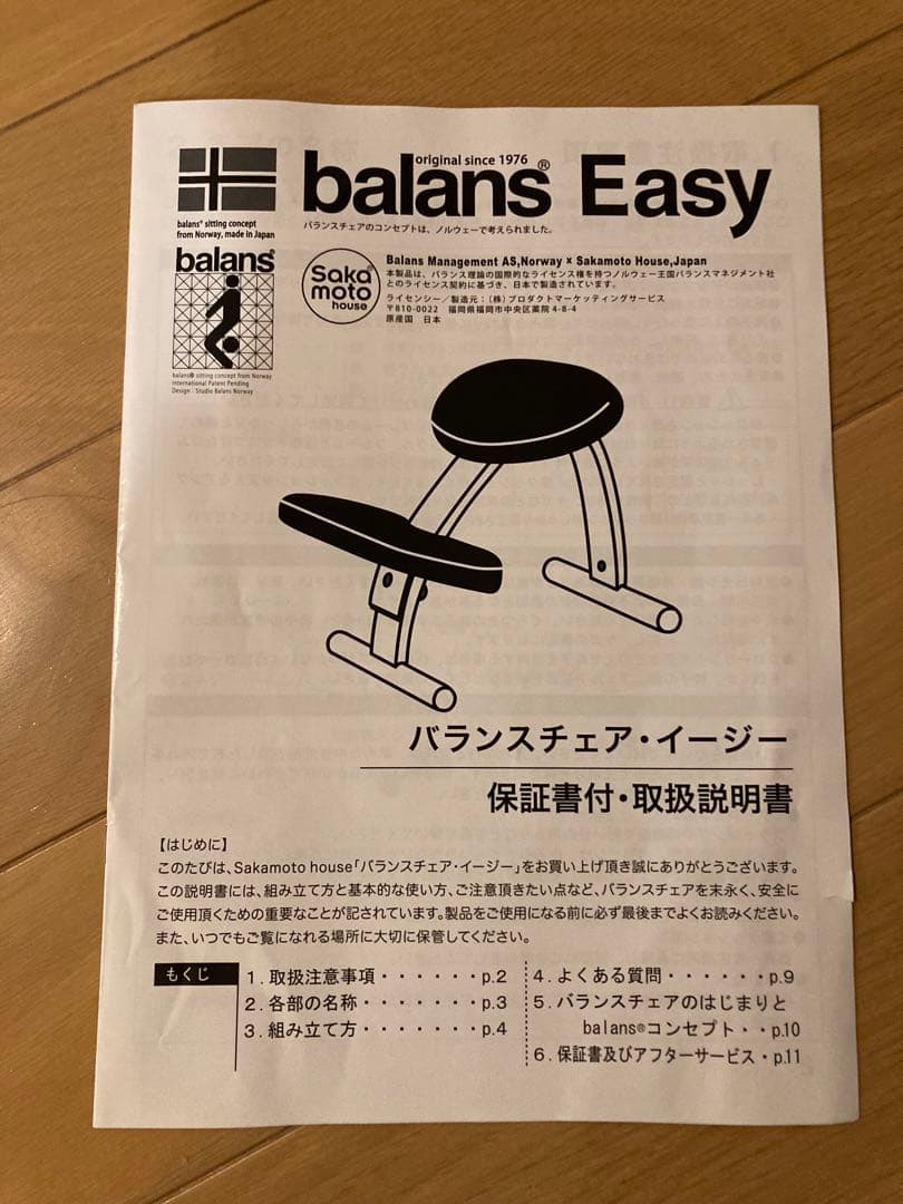 バランスチェア イージー ライトグリーン バランスラボ(旧サカモトハウス)