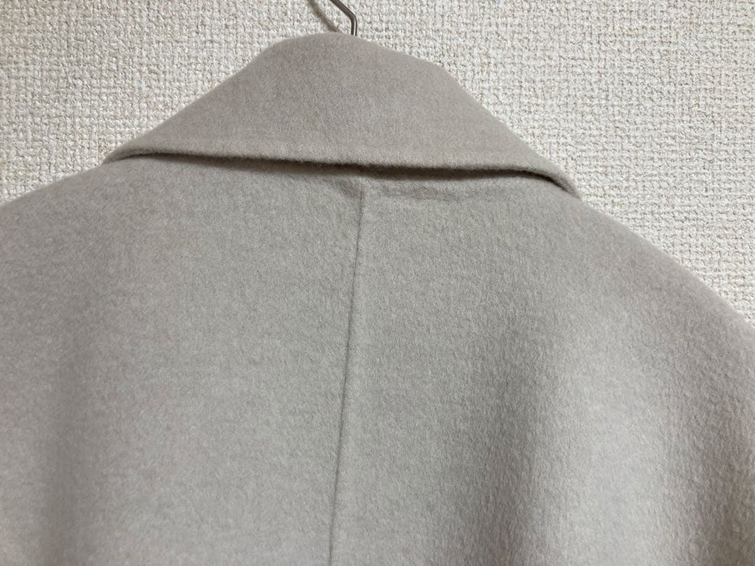 Ballsey プレミアムウールリバー オープンカラーショートコート 36