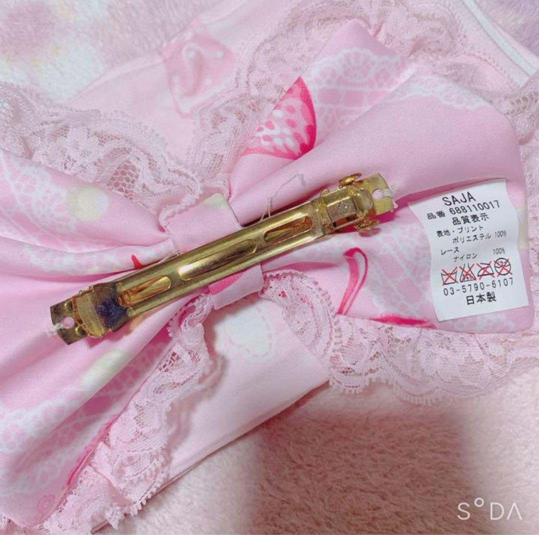 プリメロ いちごみるふぃーゆ柄 おりぼんバレッタ