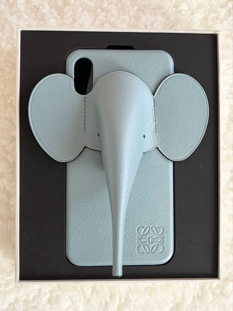 ★ゾウさんスマホホルダー(ライトブルー)★iPhone XS MAX