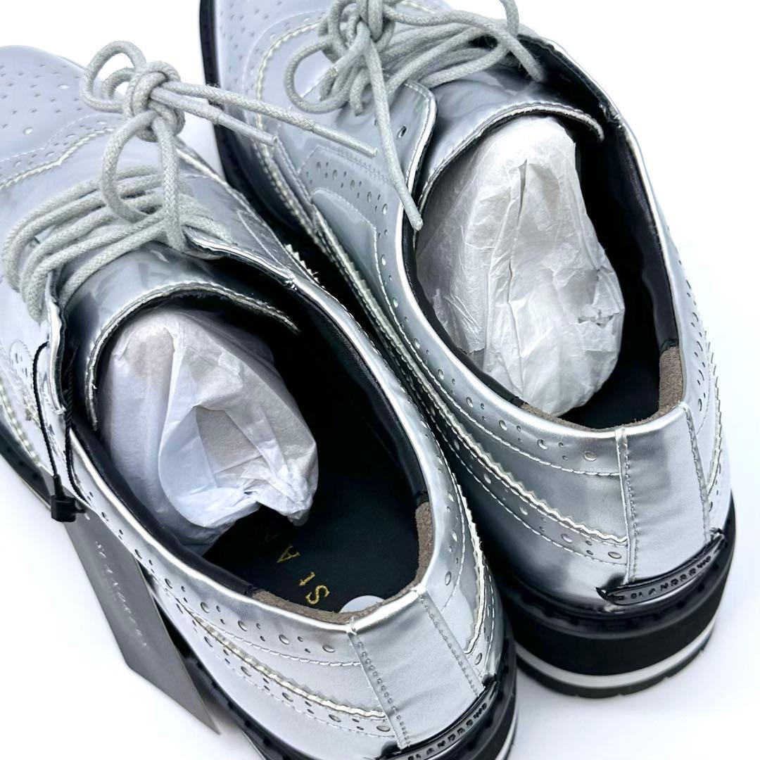 未使用タグ付✨セントアンドリュース ゴルフシューズ スパイクレス M シルバー