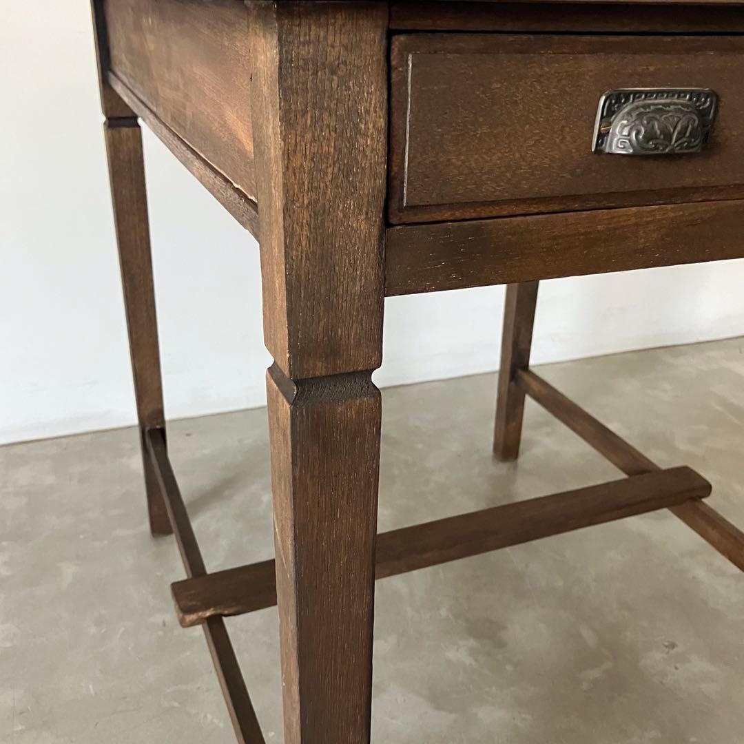 レトロ　アンティーク　ヴィンテージ　古道具　古家具　テーブル　机　木製