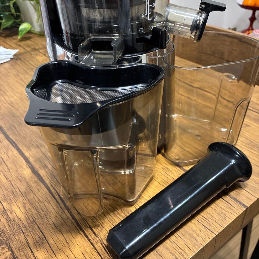 HUROM 低速圧搾式ジュースメーカー 500ml グレー