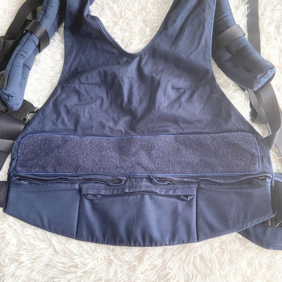 napnap ナップナップ　抱っこ紐　双子　ネイビー