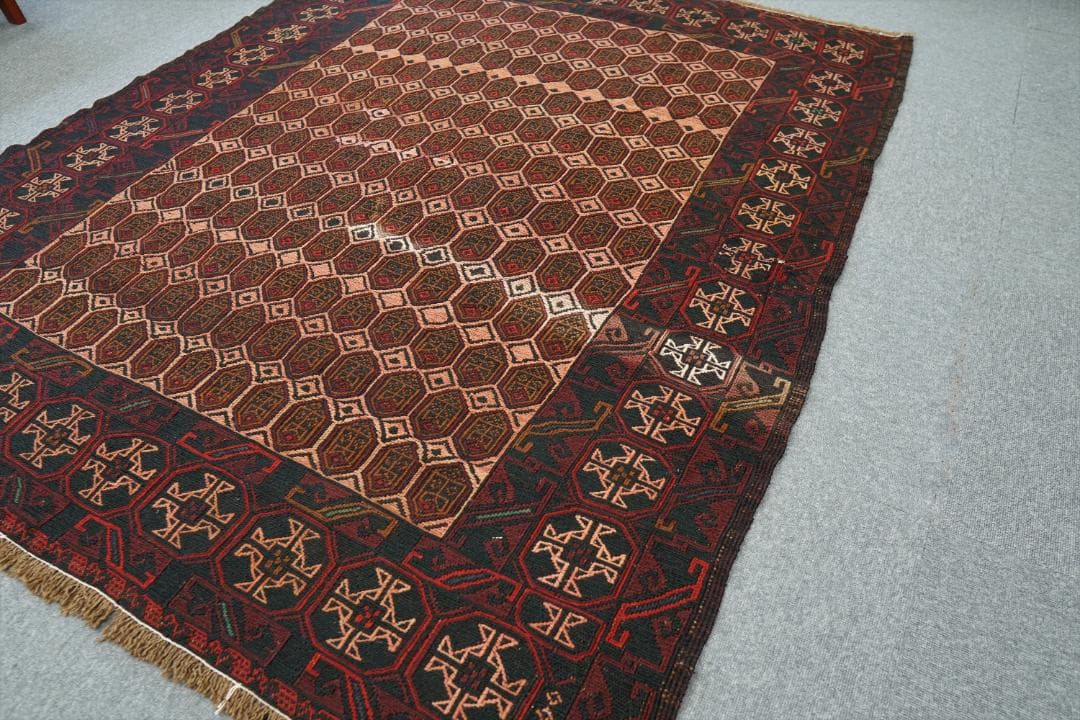 ペルシャ 手織りキリム 181×150 ヴィンテージラグ