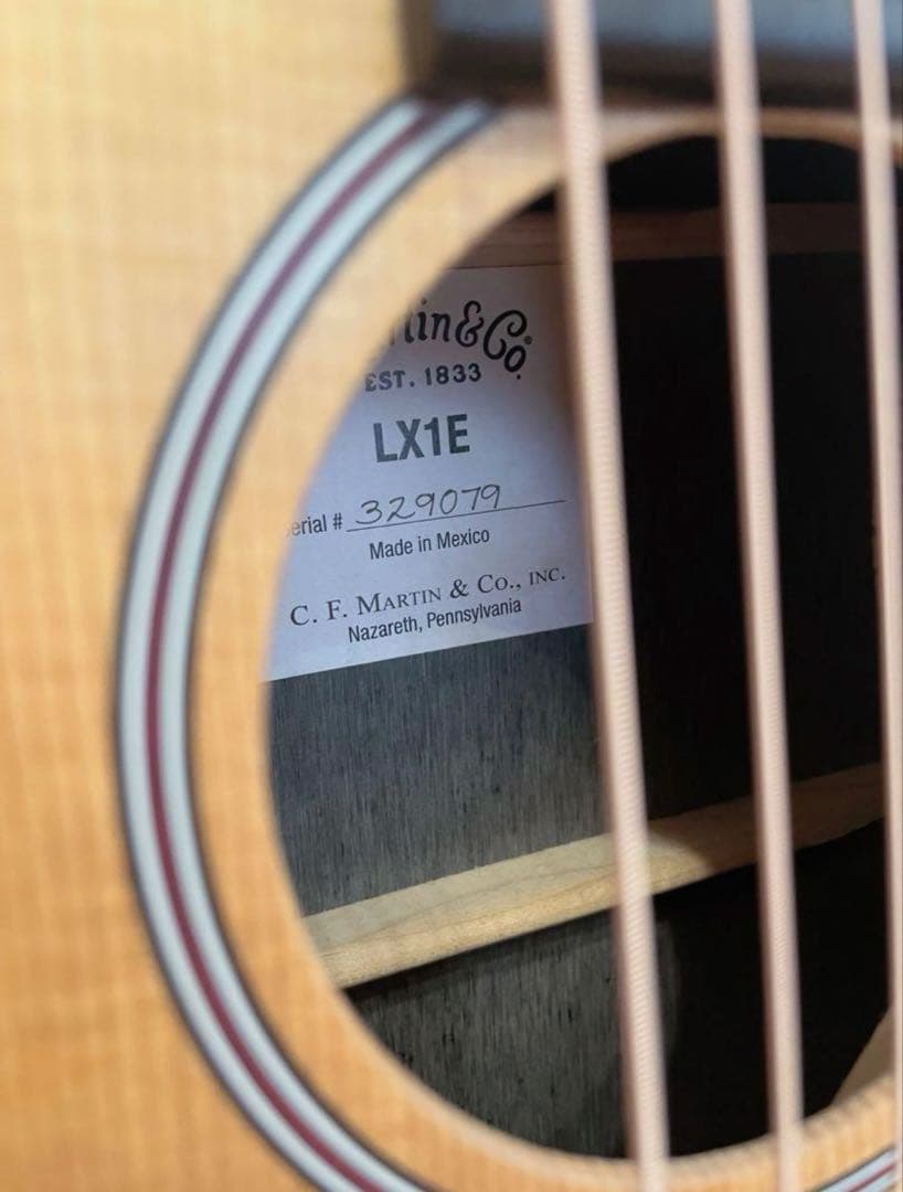 Martin LX1E ミニエレアコ　エドシーラン愛用
