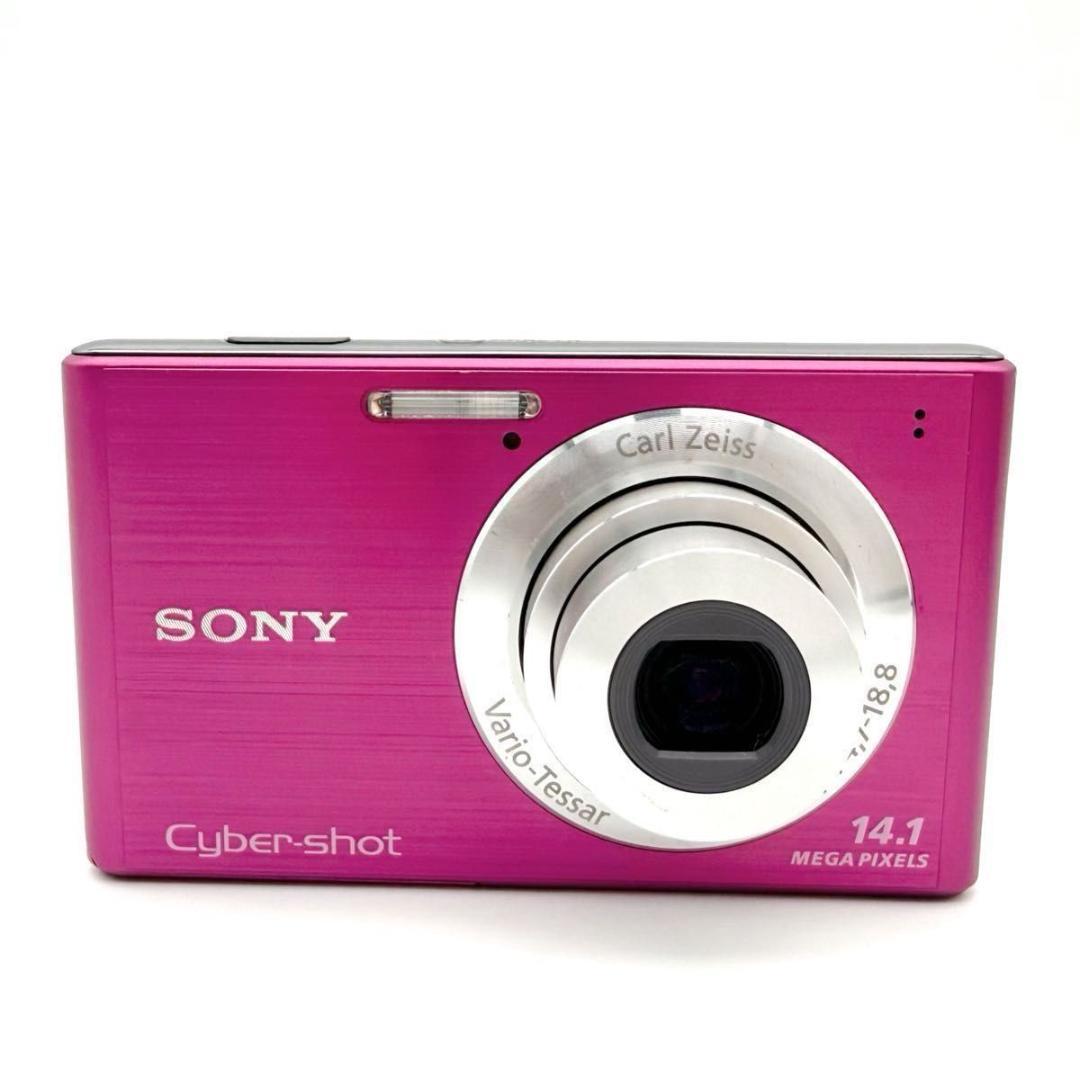 【動作確認済】SONY サイバーショット DSC-W550 デジカメ ピンク