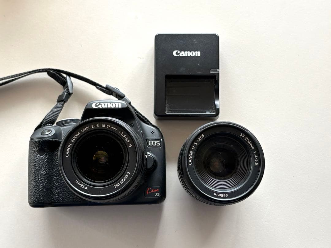 Canon EOS Kiss X3 ダブルズームキット 動作確認済