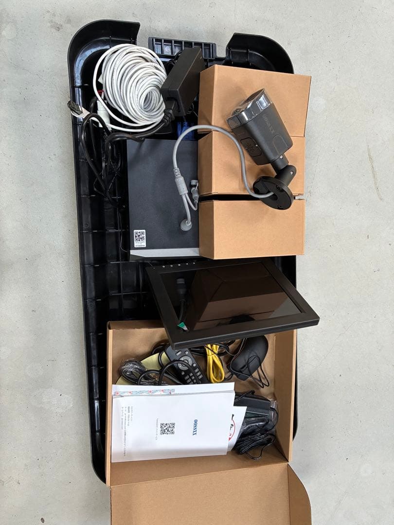 防犯カメラ　oossxx 4台セットモニター付き