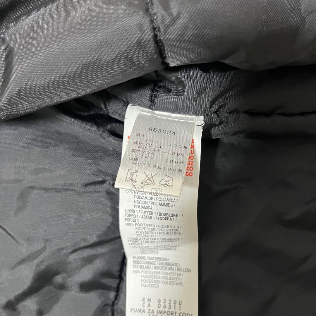 【新品未使用】PUMA ベンチコート ブラック Lサイズ 2way フード着脱