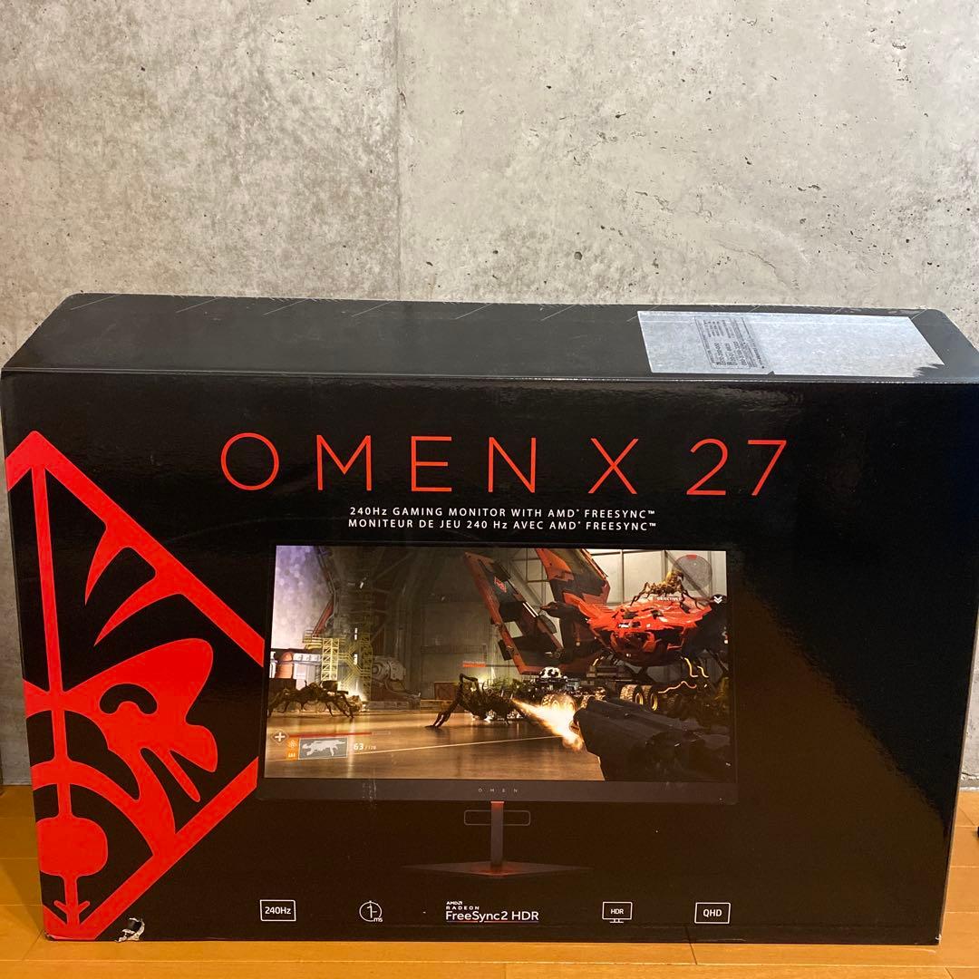 OMEN X 27 HDR ゲーミングディスプレイ 240Hz WQHDモニター