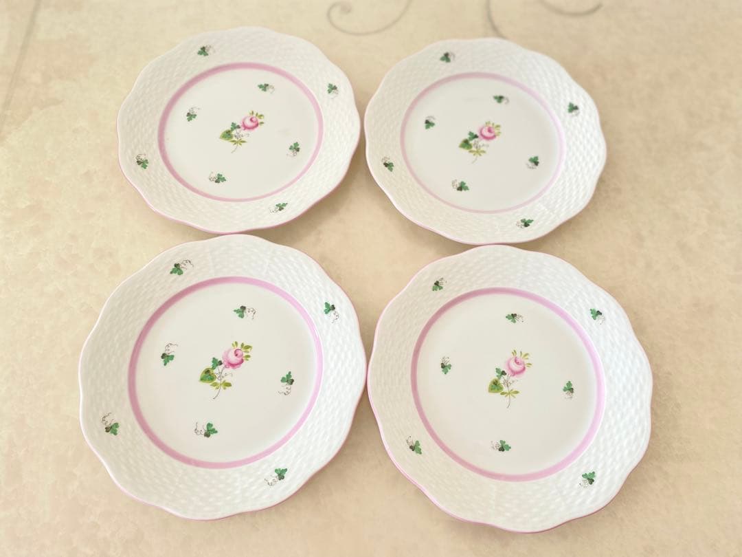 ヘレンド　ウィーンの薔薇　食器16点セット