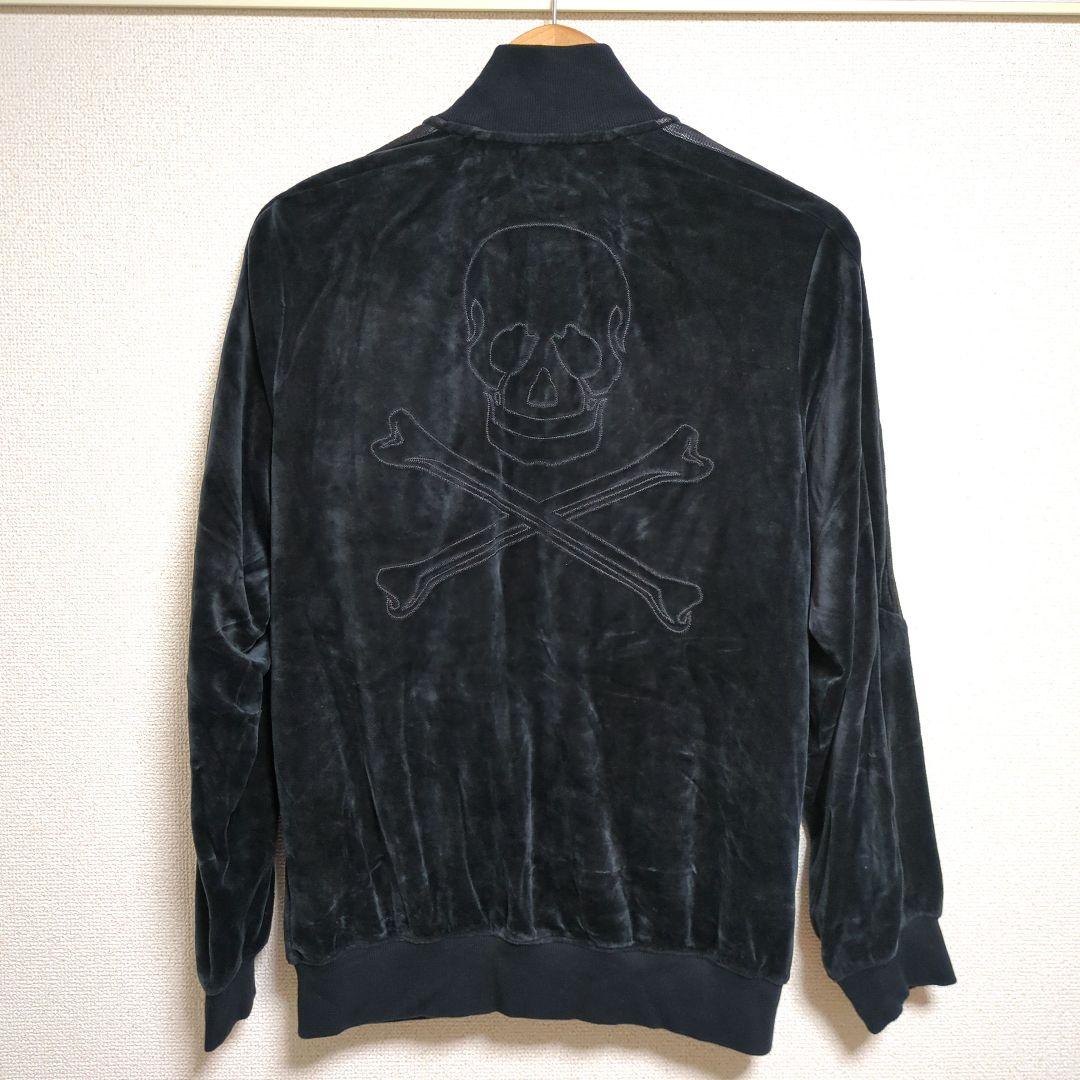 adidas アディダス セットアップ ベロア 黒 ドクロ M