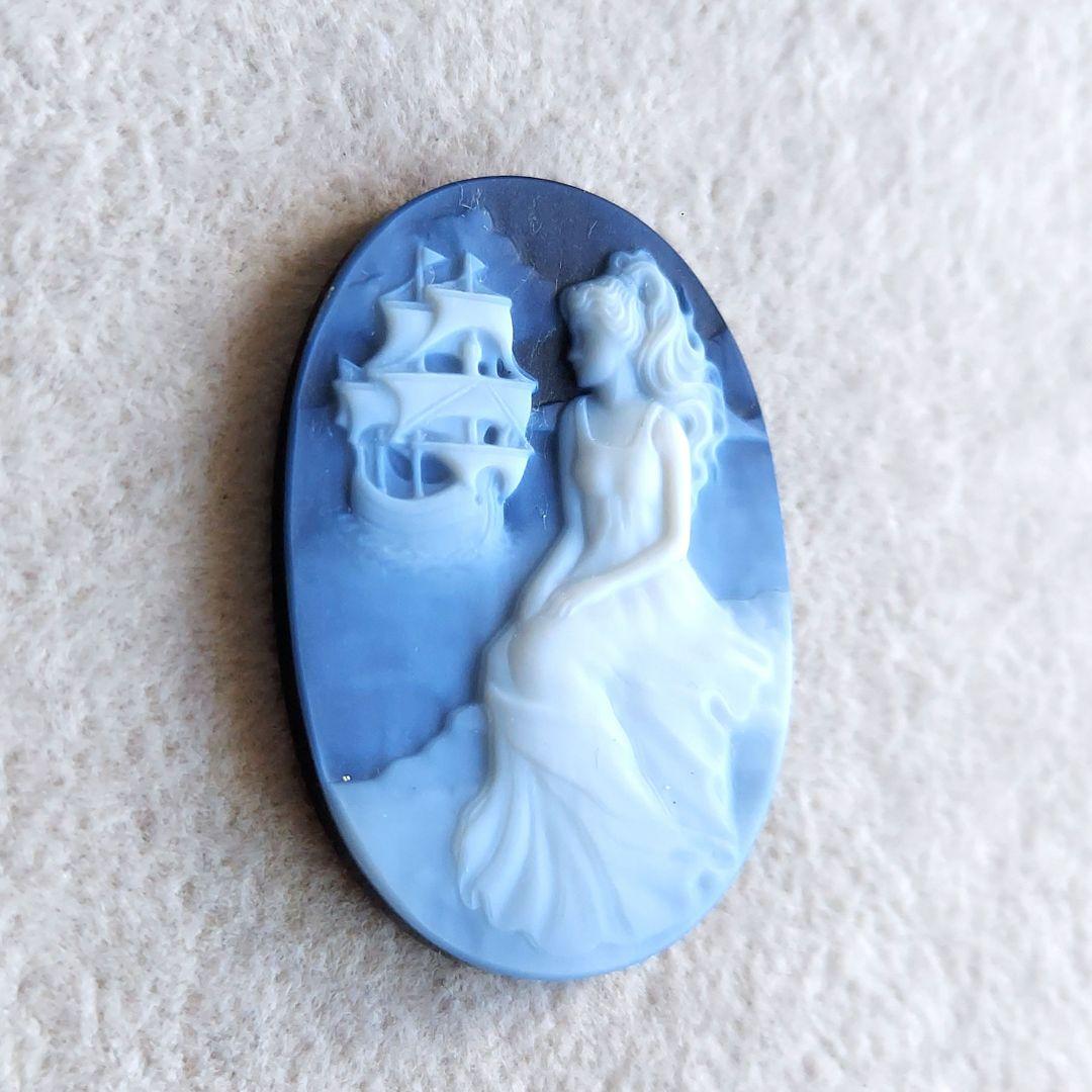 女性の思い　ストーン　カメオ　ルース