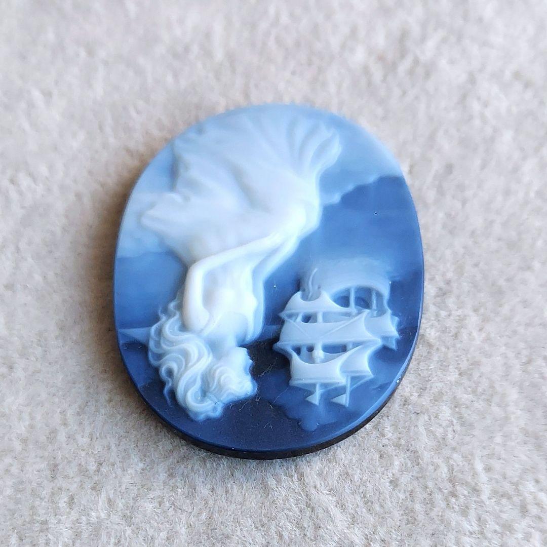 女性の思い　ストーン　カメオ　ルース