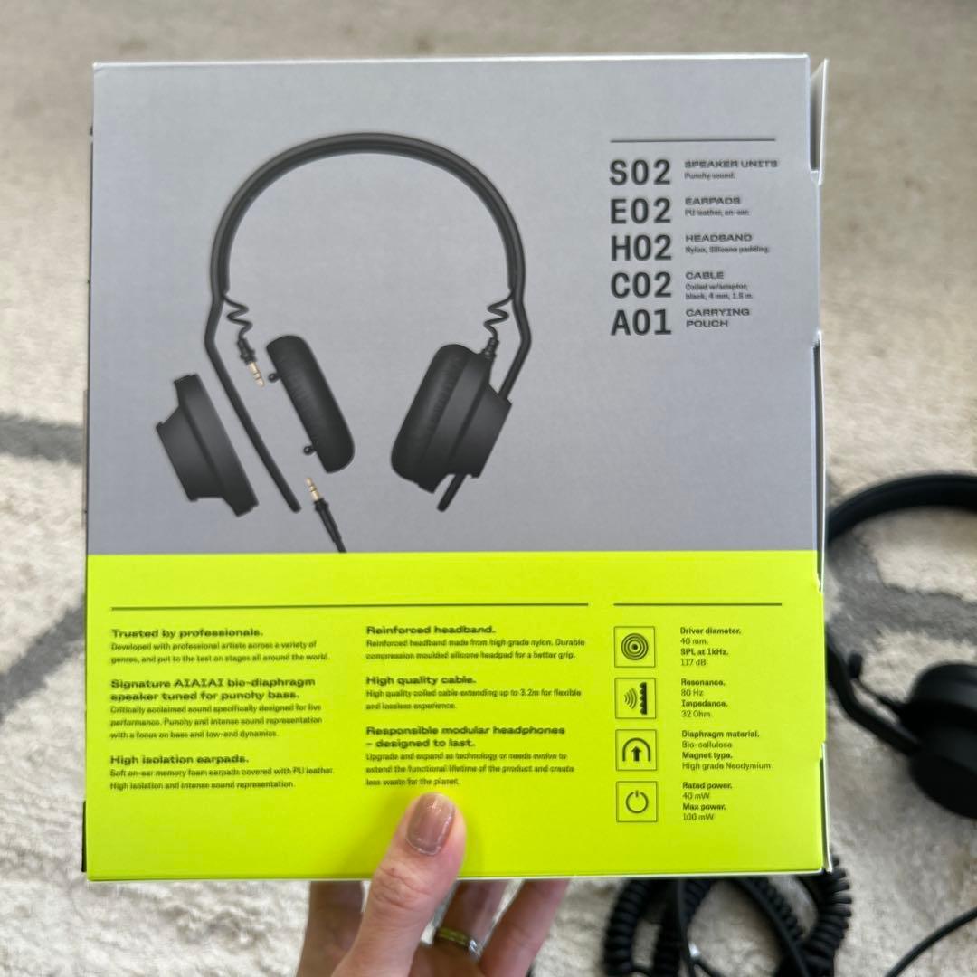 【美品】AIAI TMA-2 DJ 有線ヘッドホン　ブラック