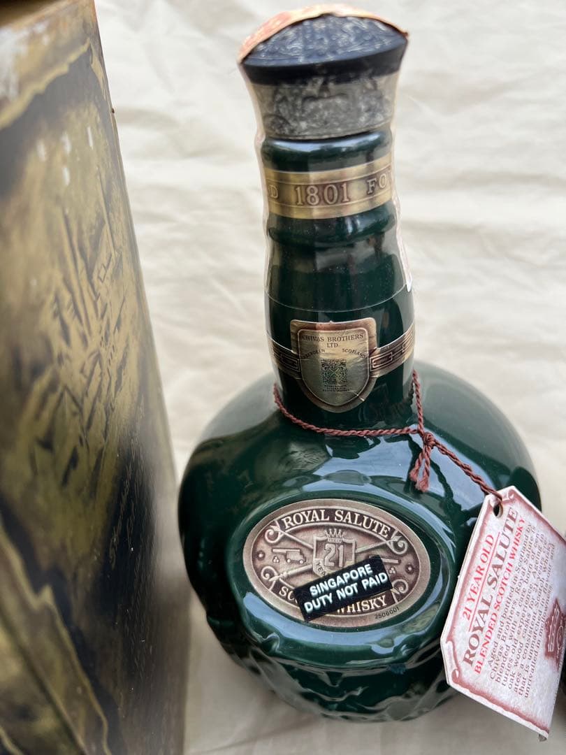 ロイヤルサルートグリーン21年・オールドパー、ウイスキー2本セット古酒★未開栓★