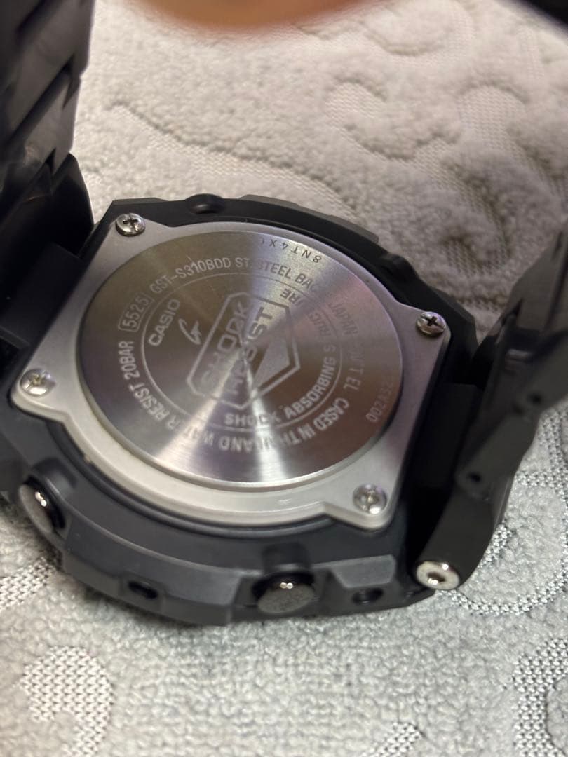 CASIO G-SHOCKソーラーＧＳＴ-S310(美品)予備ベゼル付き