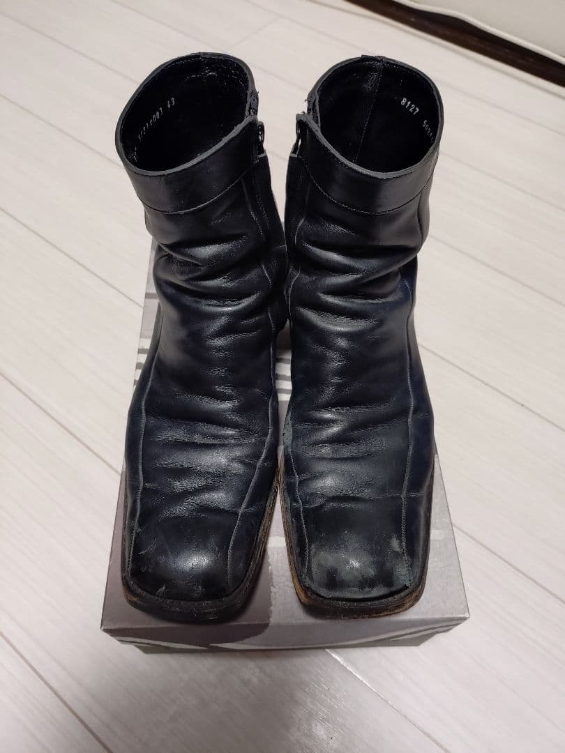 。*様 Alfredo Bannister　90'sスクエアトゥ サイドジップブ