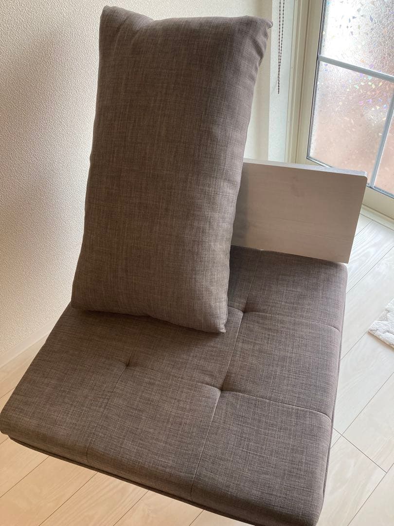 【三重県引取】佐藤産業 CERISE スフレ 1Pソファ グレー