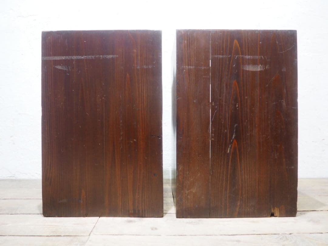 1217 2台セット　レトロな収納棚　飾り棚　本棚　ケース　古家具　アンティーク