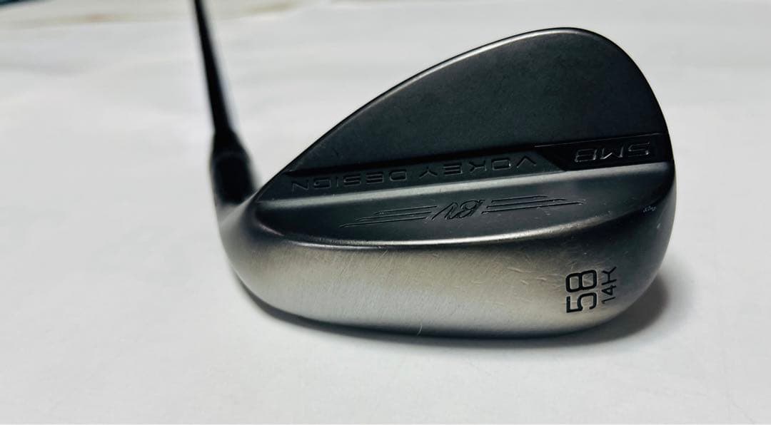 【美品】　タイトリスト　ボーケイウエッジ58度　14K ブラック仕上げ