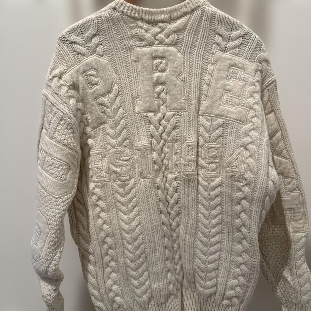 Supreme Applique Cable Knit Sweater Mサイズ