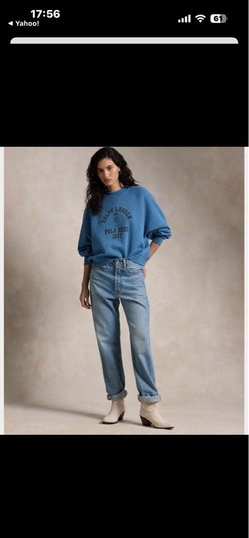 完売品　poloベア ポロベア オーバーサイズ フリース クルーネック