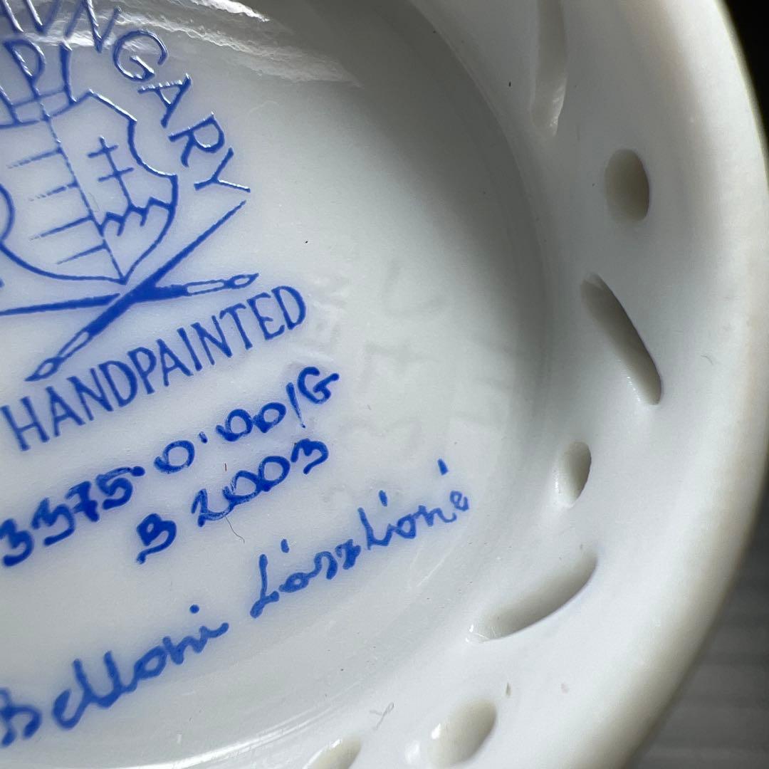 ヘレンド　シノワズリ　煎茶　口径7㎝　東Y7-1027☆1F